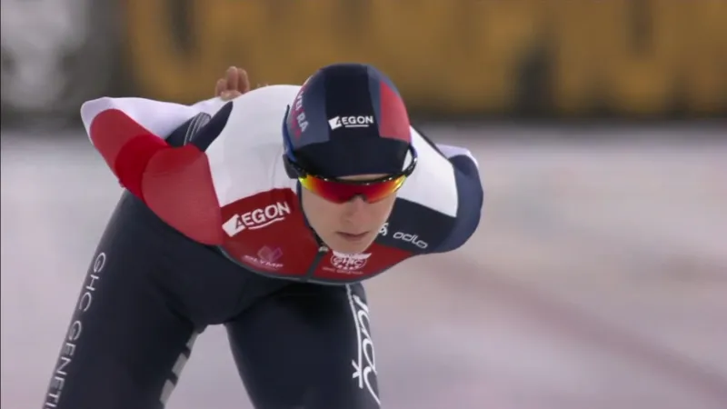 Jízda Sáblíkové na 5000 m na ME ve víceboji