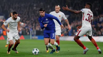 Utkání Chelsea - AS Řím