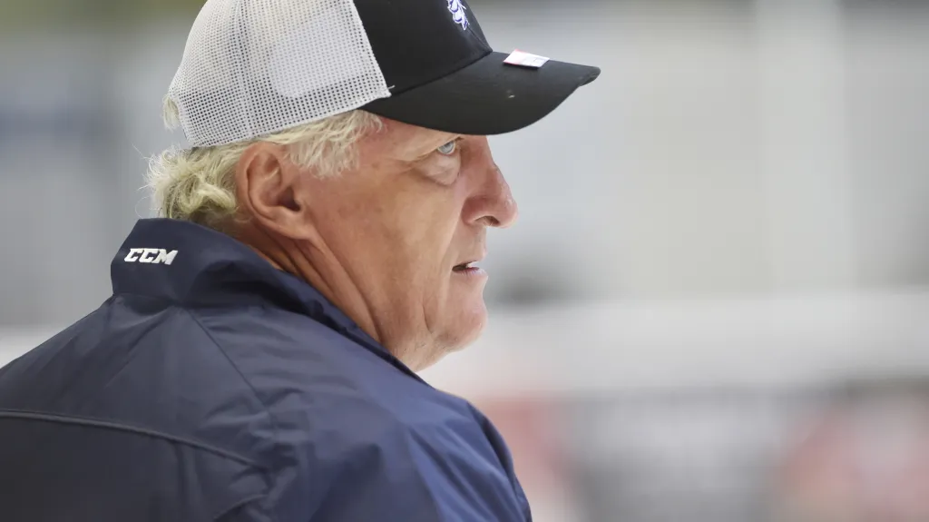 Trenér hokejové reprezentace Miloš Říha