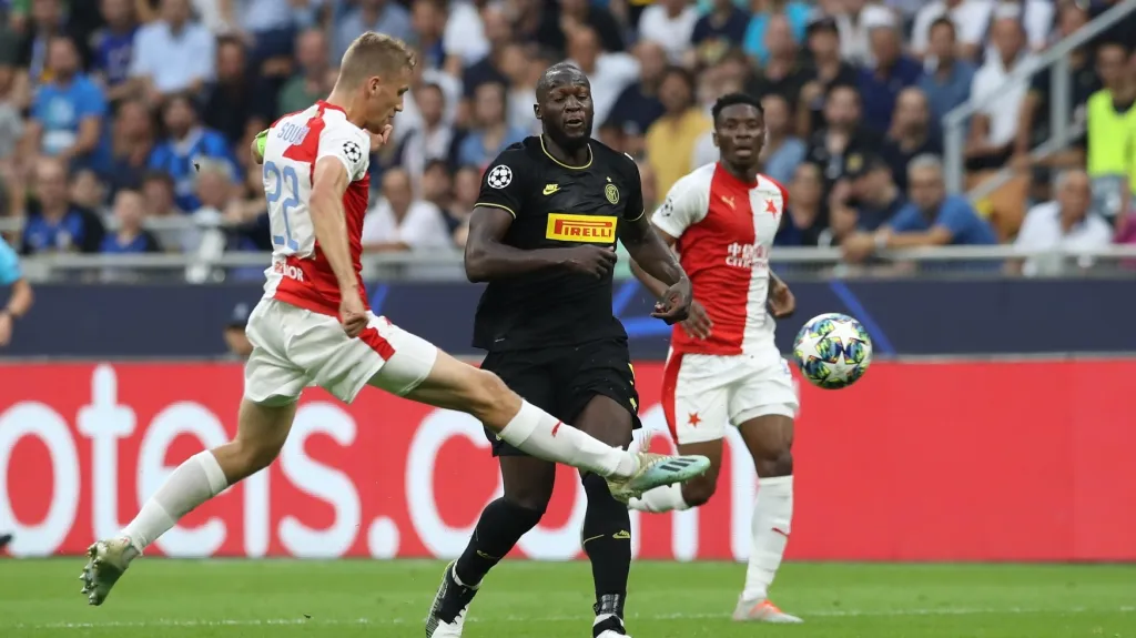 Utkání Inter Milán - Slavia Praha