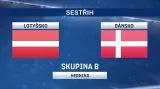 Sestřih utkání Lotyšsko - Dánsko
