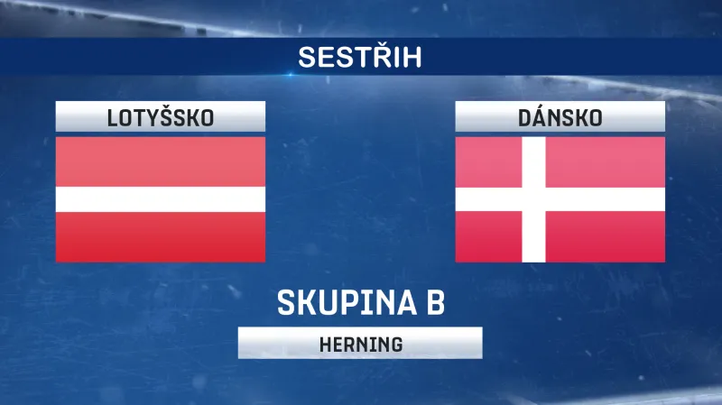 Sestřih utkání Lotyšsko - Dánsko