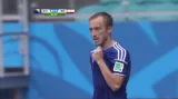 Gól v utkání Bosna a Hercegovina - Írán: Vršajevič - 3:1 (83. min.)
