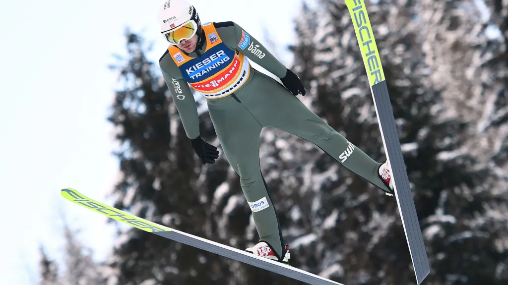 Norský sdruženář Jörgen Graabak na SP ve Val di Fiemme