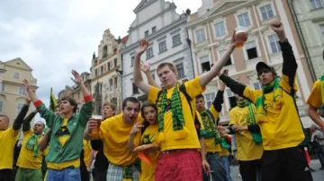 Fanoušci fotbalové Žiliny