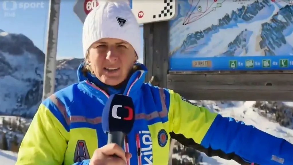 Závodu v Nassfeldu se zúčastnila i moderátorka ČT  Kateřina Nekolná