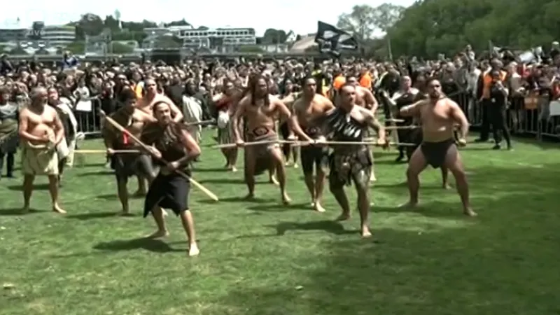 Přivítání ragbistů na Novém Zélandu orámoval tanec