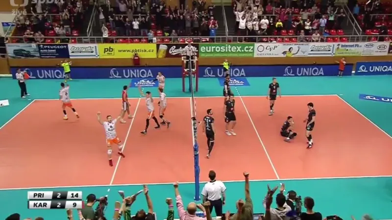 Neporazitelnost volejbalistů Karlovarska ukončila Příbram