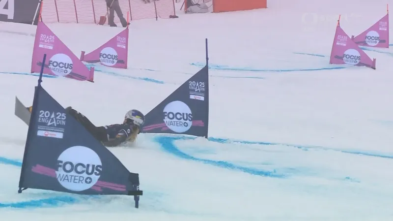 Stříbrná jízda Ledecké v paralelním slalomu