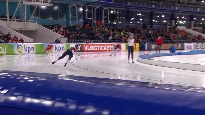 Jízda Karolíny Erbanové v sobotním sprintu na 1000 m