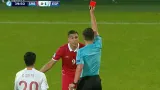 Moment utkání Srbsko U21 - Španělsko U21: Vyloučení Djurdjeviče (41. min.)