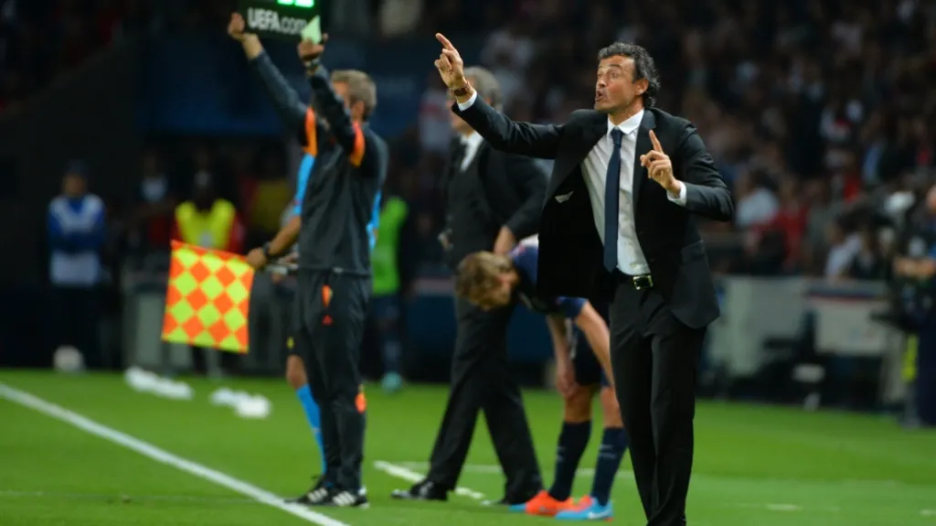 Luis Enrique diriguje hru Barcelony