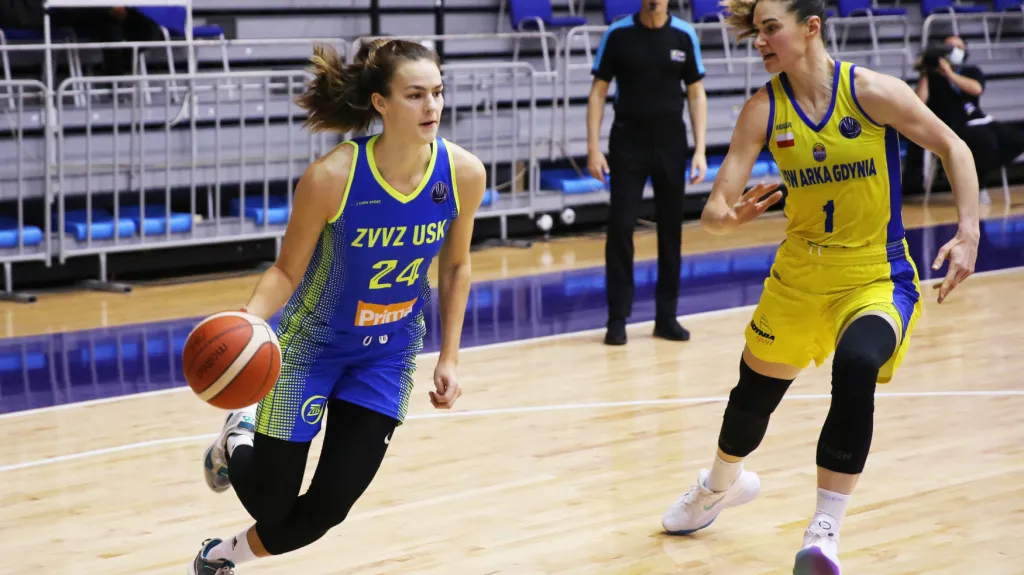 Veronika Voráčková z USK Praha v akci