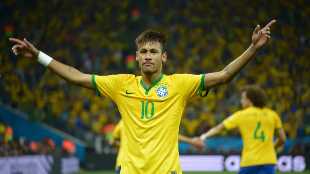 Slavící Brazilec Neymar