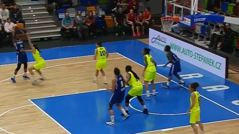 Basketbalistky ZVVZ USK Praha nezvládly duel s Dynamem Kursk