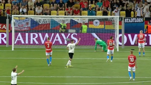 Gól v utkání Česko – Německo: Martel – 0:4 (58. min.)