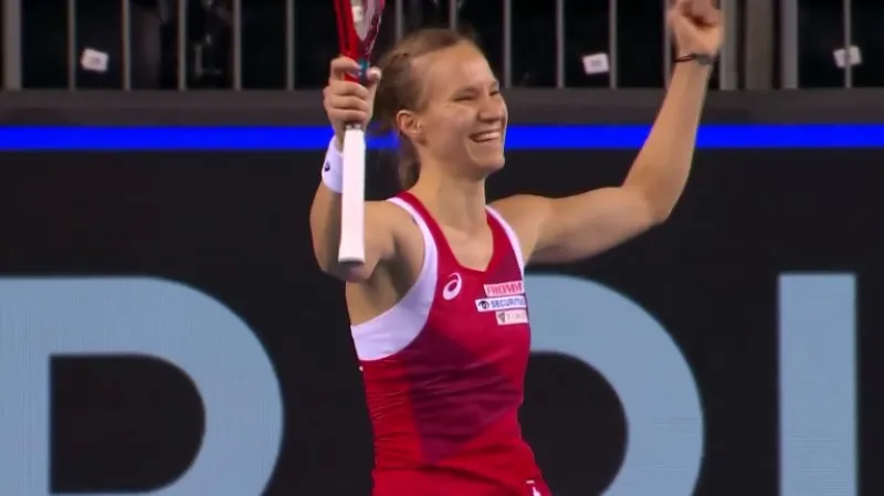 Poslední gem utkání Muchová - Golubicová