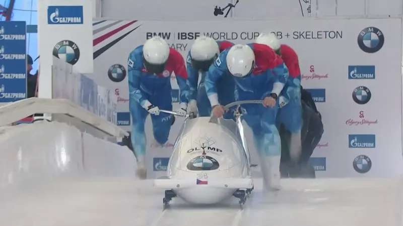 Dvořák se svým čtyřbobem v Calgary potvrdil sedmé místo v SP