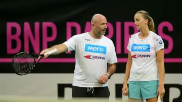 Petra Kvitová s Davidem Kotyzou