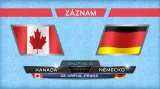 Záznam utkání Kanada - Německo