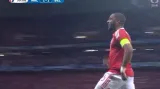 Gól v utkání Wales - Belgie: Williams - 1:1 (31. min.)