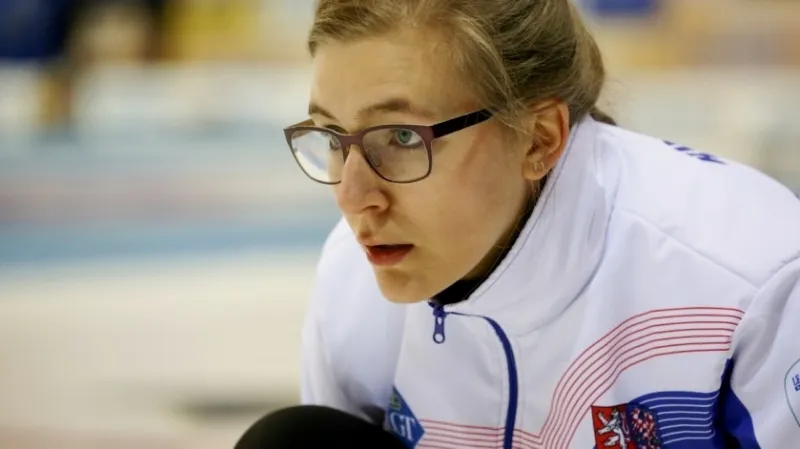 Skipka českého týmu Anna Kubešková