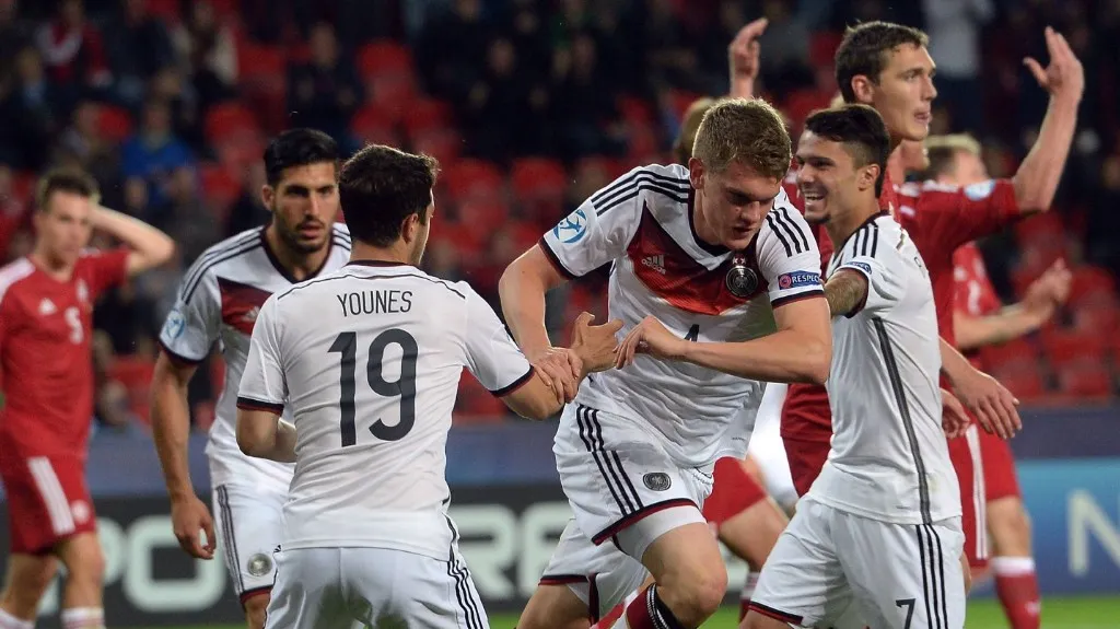 Německá jednadvacítka slaví výhru nad Dánskem