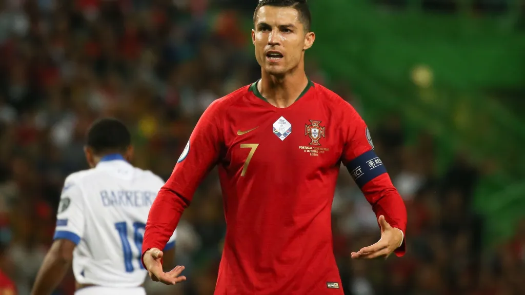 Portugalská hvězda Cristiano Ronaldo se prosadil proti Lucembursku