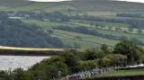 Peloton v první etapě Tour