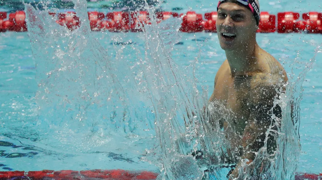 Šťastný Caeleb Dressel 