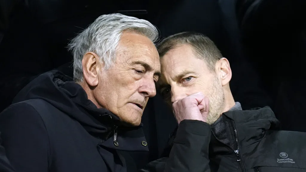 Gabriele Gravina a prezident UEFA Aleksander Čeferin