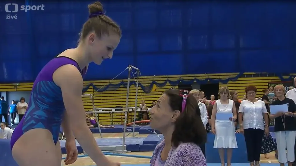 Domácí mistrovství ve sportovní gymnastice hostila hala Věry Čáslavské