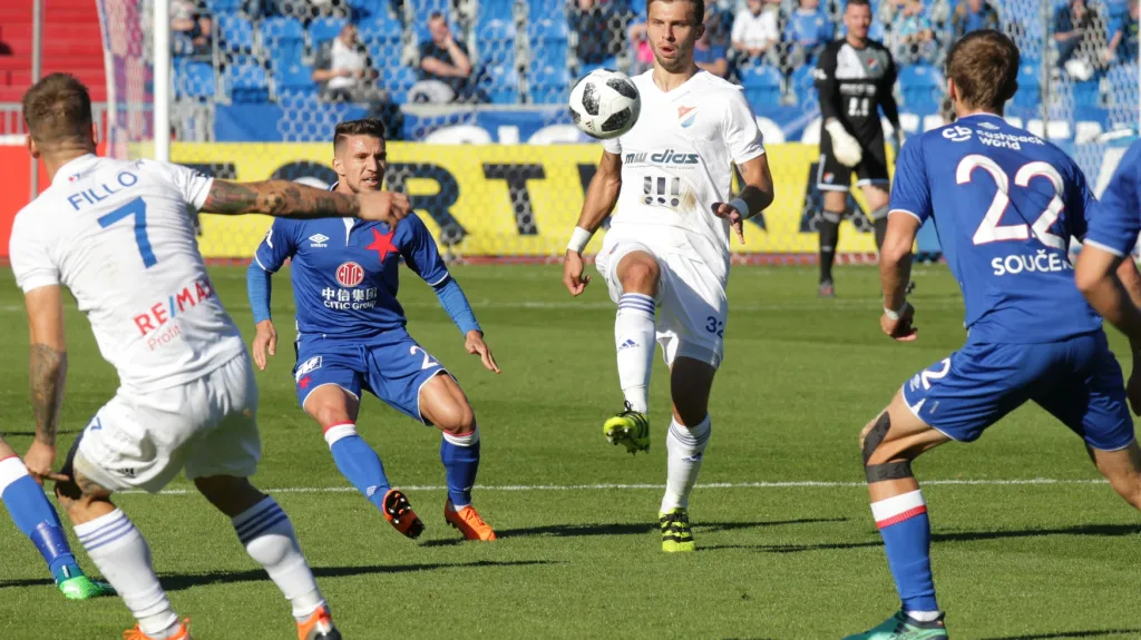 Utkání Ostrava - Slavia Praha