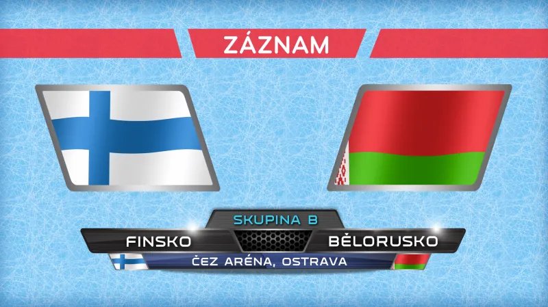Záznam utkání Finsko - Bělorusko