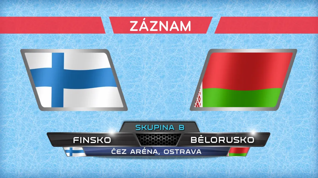 Záznam utkání Finsko - Bělorusko