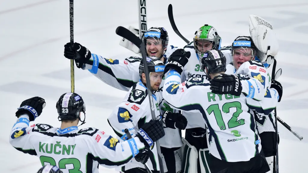 Radost hokejistů Mladé Boleslavi