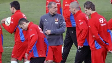 Trénink české reprezentace