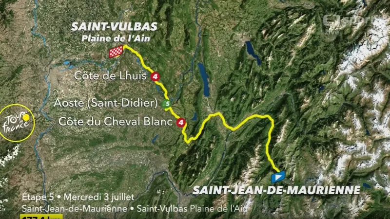 Představení 5. etapy Tour de France