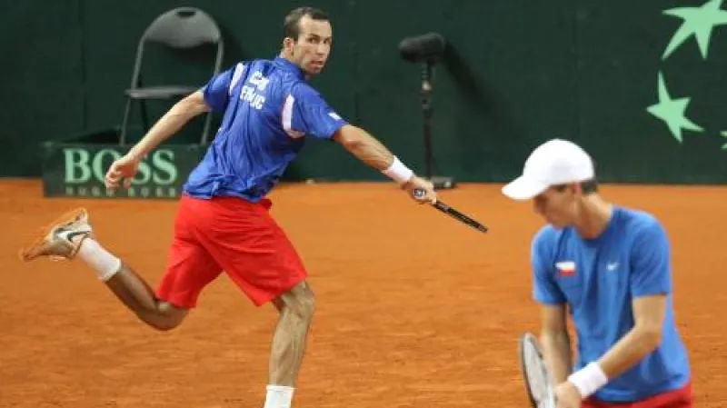 Radek Štěpánek a Tomáš Berdych