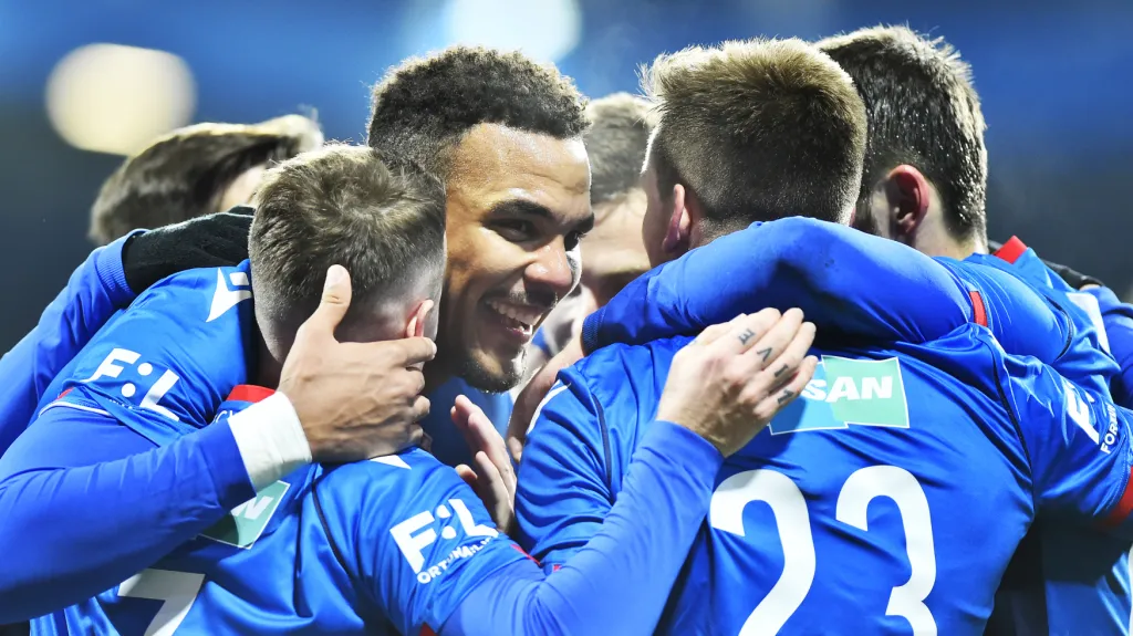 Radost fotbalistů Plzně
