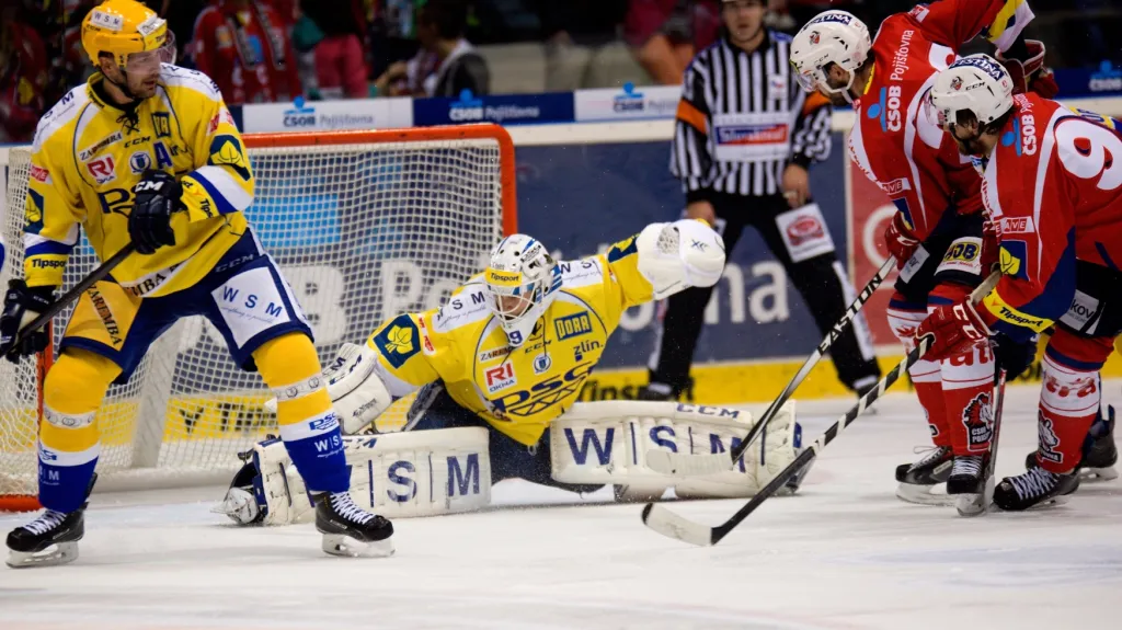 Utkání Pardubice - Zlín