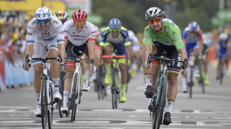 Finiš 13. etapy Tour de France 2018