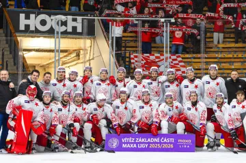 Slavia vyhrála základní část první hokejové ligy