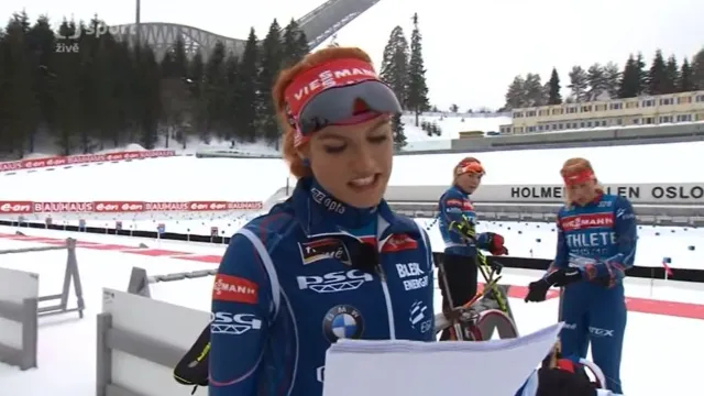 Gabriela Soukalová recituje