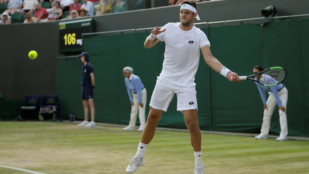 Jiří Veselý ve Wimbledonu