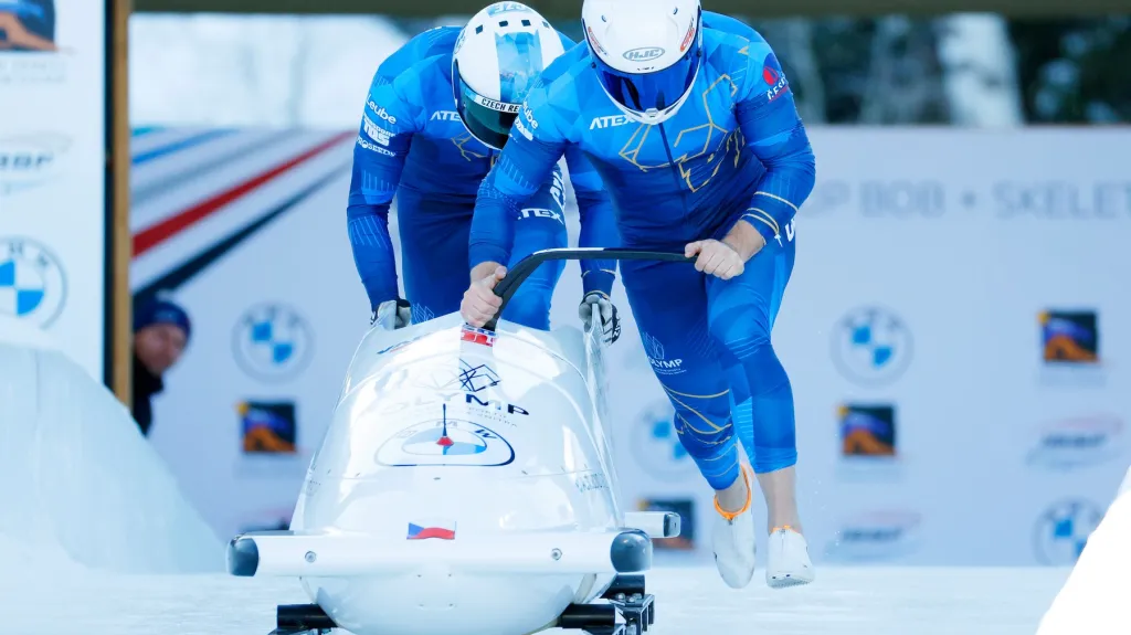 Český dvojbob Dobeš - Záleský