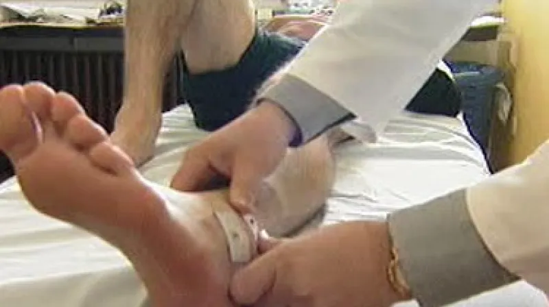 Radek Štěpánek na vyšetření