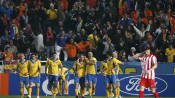 Utkání APOEL Nikósie - Atlético Madrid