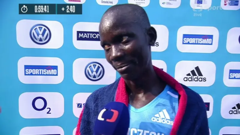 Kiprop na ústeckém půlmaratonu: Těžký závod. Jsem šťastný