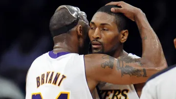 Radost basketbalistů LA Lakers